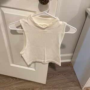 Aero White crop top